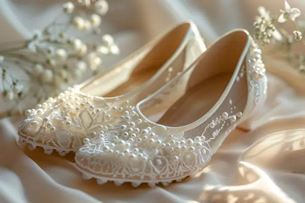 Chaussures de mariage compensées : élégance et confort pour votre jour J