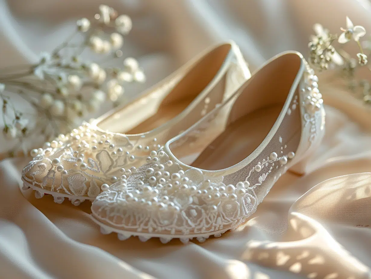 Chaussures de mariage compensées : élégance et confort pour votre jour J