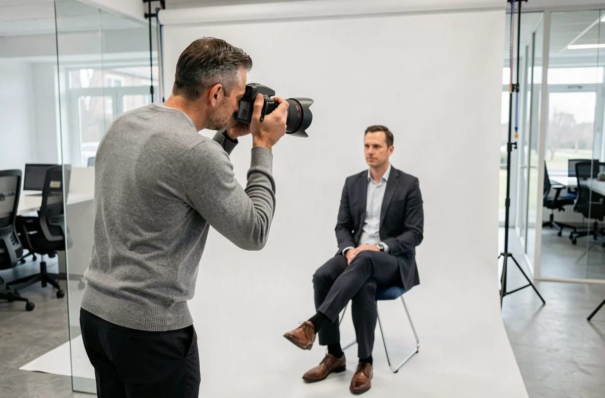 Photographe réalisant des portraits corporate en entreprise à Maisons-Alfort